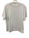 The Row Size S White Cotton Ribbed Collar Crew Neck short sleeve Top White / S