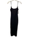 Aritzia Size S Black Nylon Blend bodycon Spaghetti Strap Maxi Dress Black / S
