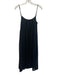 The Group Size XS Black Linen Blend trapeze Pockets Maxi Dress Black / XS