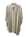 Ten Aritzia Size S Ivory White Acetate Blend Satin Mock Neck Mini Dress Ivory White / S