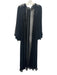 Jonquil by Diane Samandi Size M Black Polyester Chiffon Lace Trim rosette Robe Black / M