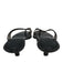 SKIMS Shoe Size 41 Black Rubber Translucent Thong Kitten Heel Sandals Black / 41