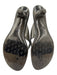SKIMS Shoe Size 41 Black Rubber Translucent Thong Kitten Heel Sandals Black / 41