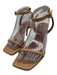 Malone Souliers Shoe Size 39.5 Tan Brown Leather Ankle Strap Square Toe Sandals Tan Brown / 39.5