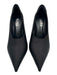 Paris Texas Shoe Size 41 Black Satin High Heel Pointed Toe Pumps Black / 41