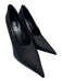 Paris Texas Shoe Size 41 Black Satin High Heel Pointed Toe Pumps Black / 41