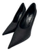 Paris Texas Shoe Size 41 Black Satin High Heel Pointed Toe Pumps Black / 41