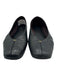 The Row Shoe Size 40 Black Leather Gold Tone Hardware Front Seam Flats Black / 40