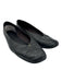 The Row Shoe Size 40 Black Leather Gold Tone Hardware Front Seam Flats Black / 40