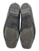The Row Shoe Size 40 Black Leather Gold Tone Hardware Front Seam Flats Black / 40