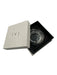 IVI Los Angeles Silver & Gold Rhodium Plated cube detail Seamless Hoop Earrings Silver & Gold