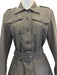 Tom Ford Size L Black Cotton & Silk Button Front Long Sleeve Collar Dress Black / L