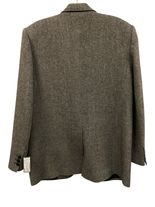 Blossom Size 2 Gray & Black Wool Blend Long Sleeve One Button Blazer Jacket Gray & Black / 2