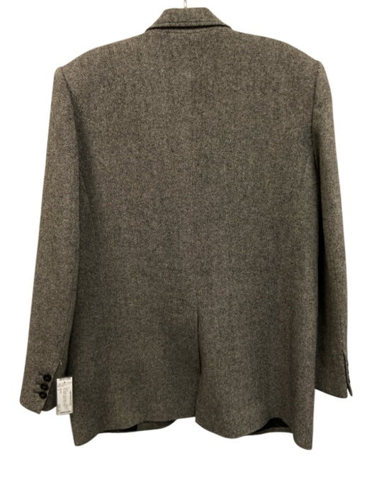 Blossom Size 2 Gray & Black Wool Blend Long Sleeve One Button Blazer Jacket Gray & Black / 2