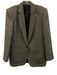 Blossom Size 2 Gray & Black Wool Blend Long Sleeve One Button Blazer Jacket Gray & Black / 2