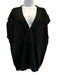 Hermes Size 36 Black Cashmere Sleeveless Knit Vest Buttons Sweater Black / 36