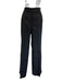Heirlome Size 2 Black Wool & Silk Trouser Mid Rise Zip Fly Straight Pants Black / 2