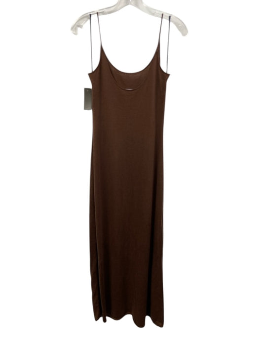 Ralph Lauren Size M Brown Cashmere Sleeveless Maxi Dress Brown / M