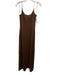 Ralph Lauren Size M Brown Cashmere Sleeveless Maxi Dress Brown / M