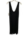 Natori Size M Black Sleeveless Lace Detail Nacre Buttons Nightgown Dress Black / M
