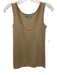 Prada Size Est S Beige Sleeveless Tank Knit Top Beige / Est S