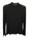KZ_K STUDIO Size L Black Polyamide Blend Long Sleeve Mock Neck Mesh Top Black / L