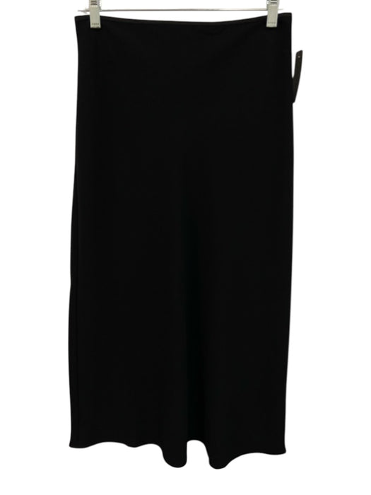 Aritzia Size 6 Black Polyester Maxi Back Zip Skirt Black / 6