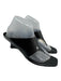 Khaite Shoe Size 40 Black Leather Thong Strap Square Toe Open Toe Sandals Black / 40