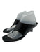 Khaite Shoe Size 40 Black Leather Thong Strap Square Toe Open Toe Sandals Black / 40