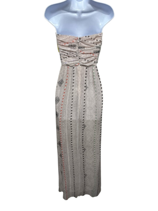Twelfth Street by Cynthia Vincent Size 4 Pink & Multi Silk Sleeveless Dress Pink & Multi / 4