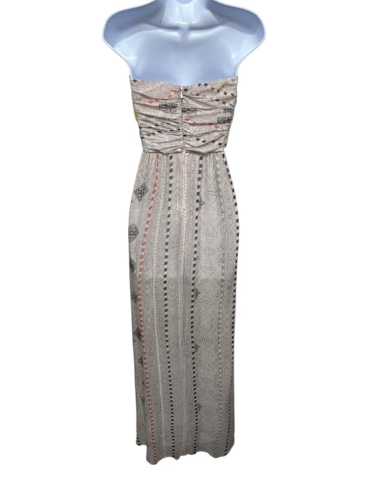 Twelfth Street by Cynthia Vincent Size 4 Pink & Multi Silk Sleeveless Dress Pink & Multi / 4