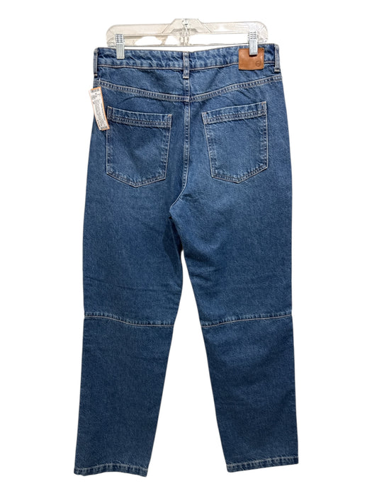 Adriano Goldschmied Size 28 Blue Wash Cotton Zip & Button Straight Relaxed Jeans Blue Wash / 28