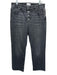 Ganni Size 30 Charcoal Black Cotton Denim High Rise Button Fly Jeans Charcoal Black / 30