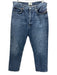Agolde Size 29 Dark Wash Cotton Denim High Waist Button Fly Straight Leg Jeans Dark Wash / 29