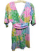 Lilly Pulitzer Size XS Yellow, Pink, Multi Rayon & Elastane 1/2 Sleeve Dress Yellow, Pink, Multi / XS