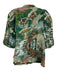 Las Surenas Size XS Green, Blue, Brown Cotton & Linen Short Puff Sleeve Top Green, Blue, Brown / XS
