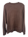 Splits 59 Size S Brown Modal Blend Elastic & Drawstring Waist Fleece Pants Set Brown / S