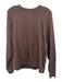 Splits 59 Size S Brown Modal Blend Elastic & Drawstring Waist Fleece Pants Set Brown / S