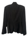 Giorgio Armani Size 44 Black Wool & Polyamide Lapels Buttons Blazer Jacket Black / 44