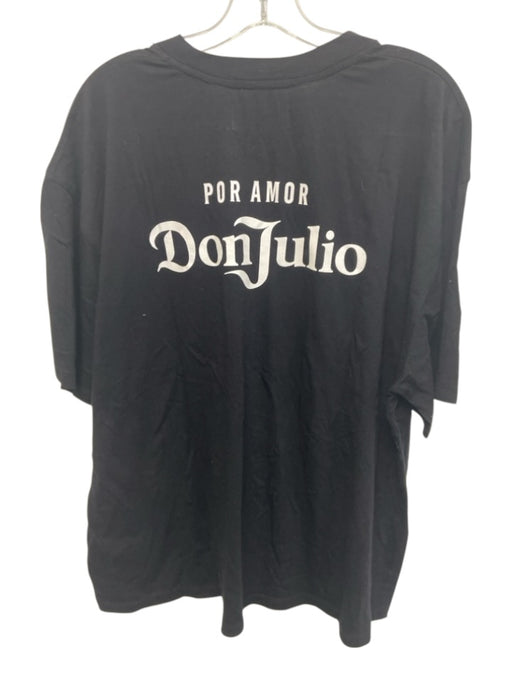 Nahmias Size XL Black Cotton Short Sleeve Logo T Shirt Top Black / XL