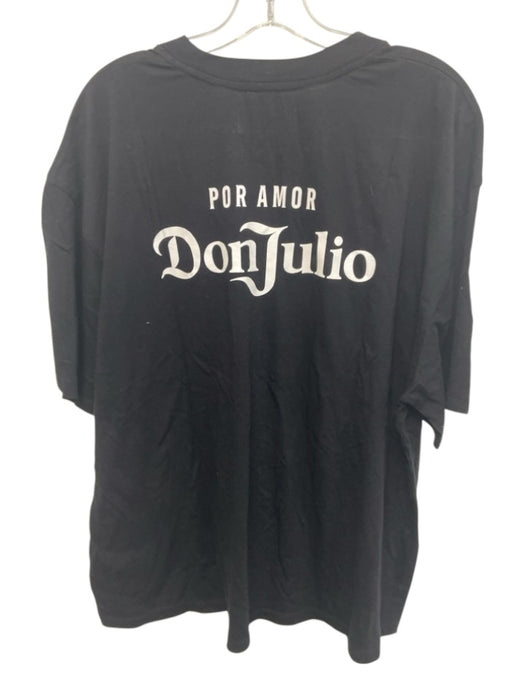 Nahmias Size XL Black Cotton Short Sleeve Logo T Shirt Top Black / XL