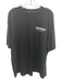 Nahmias Size XL Black Cotton Short Sleeve Logo T Shirt Top Black / XL