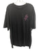 Anti Social Club Size XL Black & Pink Cotton Short Sleeve Graphic Logo Top Black & Pink / XL