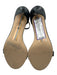 Sam Edelman Shoe Size 10.5 Black Leather Ankle Buckle Midi Heel Sandals Black / 10.5