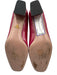 Prada Shoe Size 40.5 Raspberry Pink Patent Leather Silver Logo Button Logo Pumps Raspberry Pink / 40.5