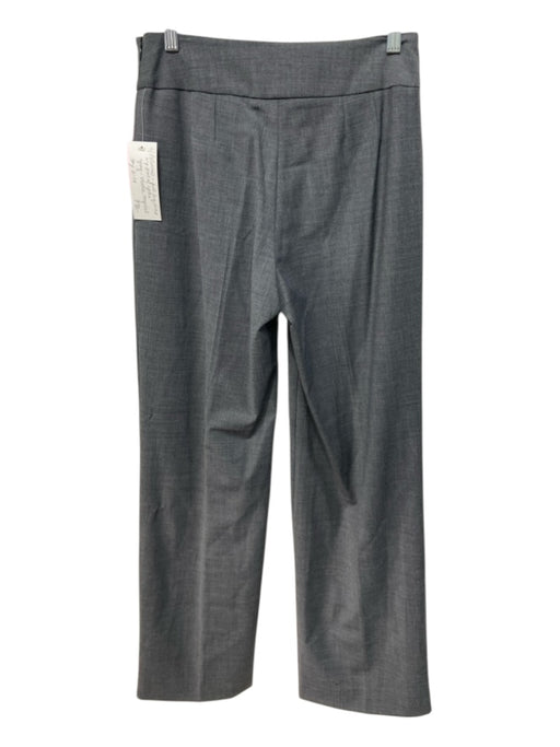 Judy Lee Cole Size 4 Gray Polyester Mid Rise Side Zip Flare Pants Gray / 4