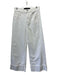 Veronica Beard Jeans Size 25 White Cotton Cuffed High Rise Wide Leg Jeans White / 25