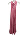 Loretta Caponi Firenze Size M Pink & White Sleeveless Stripe Tent Style Dress Pink & White / M