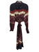 Altuzarra Size 46 / M Brown, Red & cream Polyester Long Sleeve Tie Dye Dress Brown, Red & cream / 46 / M