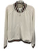 Tory Sport Size XL White, Burgundy, Black Nylon Blend Long Sleeve Striped Jacket White, Burgundy, Black / XL